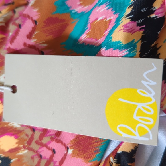 BODEN Cap Sleeve Tie Swimsuit Multi-Color Ikat 6 - Picture 16 of 16